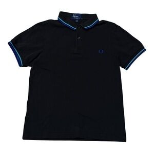 Fred Perry Extra Trim Fit Twin Tipped Piqué Polo Men’s Sz S